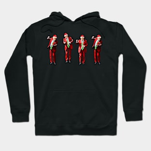 Funny Trump Dance Santa Claus Christmas Hoodie